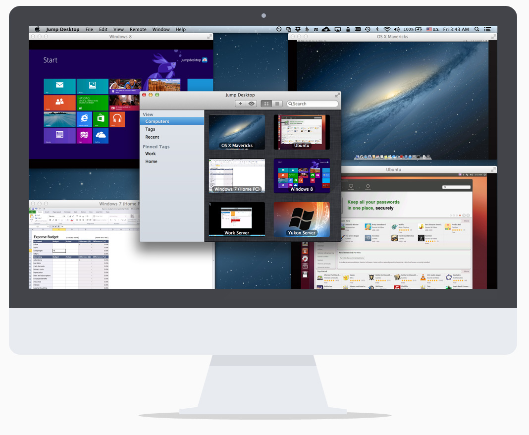 how to see multiple desktops on mac